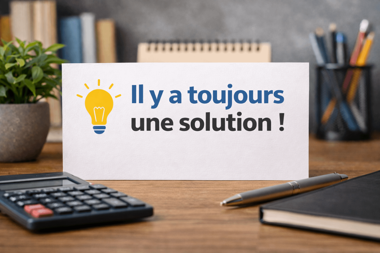 Il y a toujours une solution